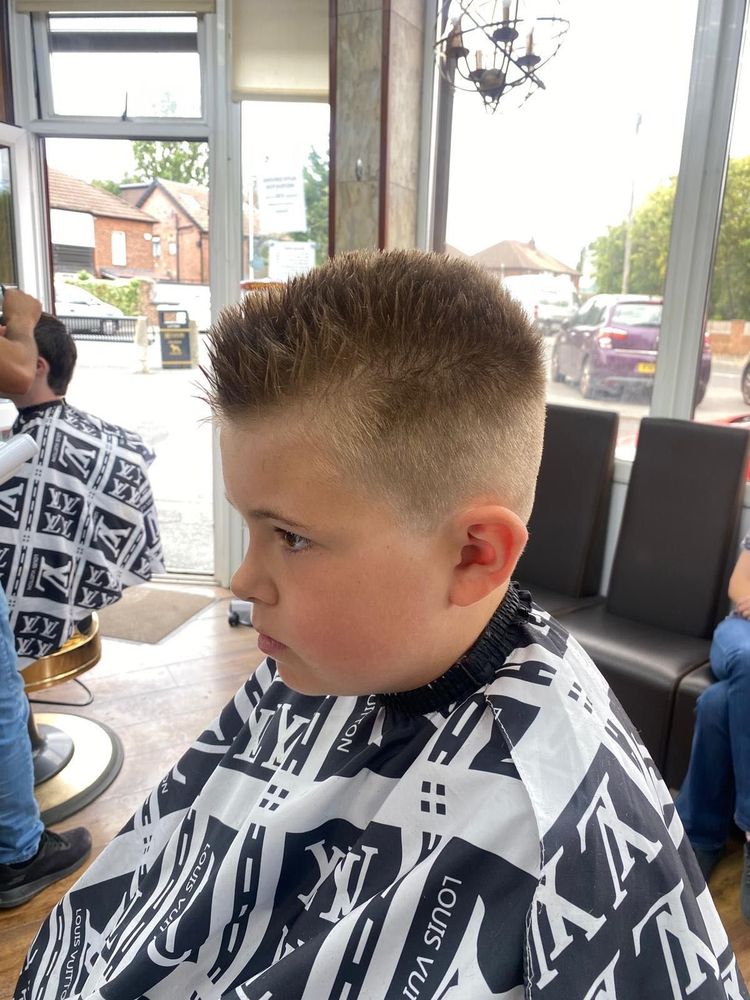 A young customer with a fresh crop